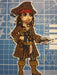Captain Jack Sparrow - PDF Cross Stitch Pattern - Wizardi