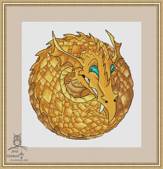 Dragon. Need a light? - PDF Cross Stitch Pattern