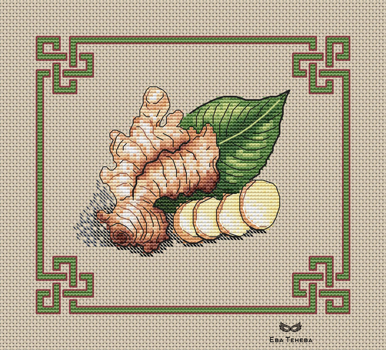 Ginger - PDF Cross Stitch Pattern