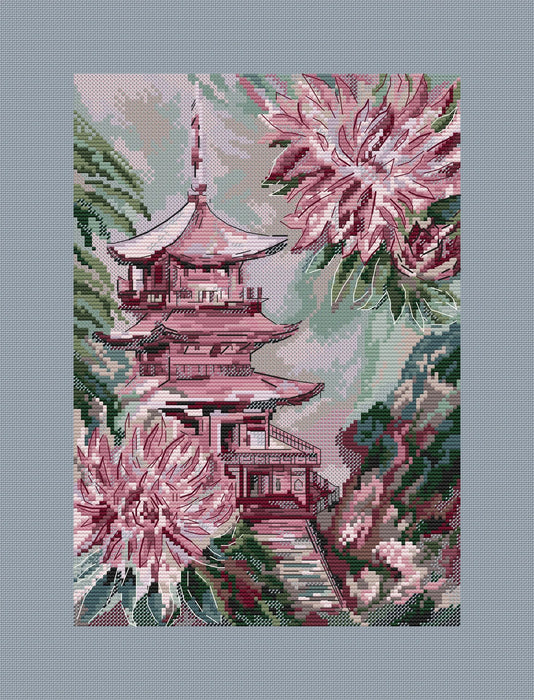 Serenity of Waters - PDF Cross Stitch Pattern