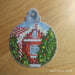 Christmas ball. House - PDF Cross Stitch Pattern - Wizardi