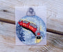 Christmas ball. Locomotive - PDF Cross Stitch Pattern - Wizardi