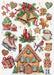 Christmas Composition B7031L Counted Cross-Stitch Kit - Wizardi