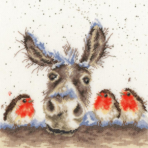 Christmas Donkey XHD39 Counted Cross Stitch Kit - Wizardi