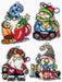 Christmas Gnomes 138CS Counted Cross-Stitch Kit - Wizardi