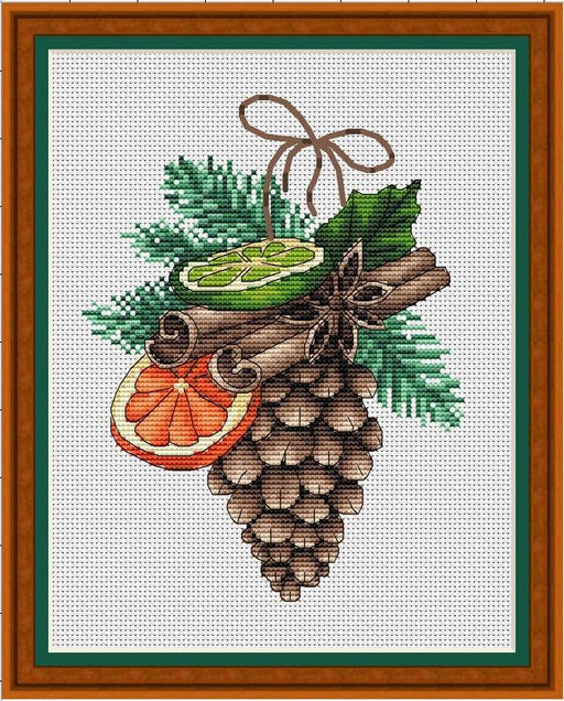 Christmas Scent - PDF Cross Stitch Pattern - Wizardi