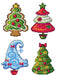 Christmas Trees 141CS Counted Cross-Stitch Kit - Wizardi