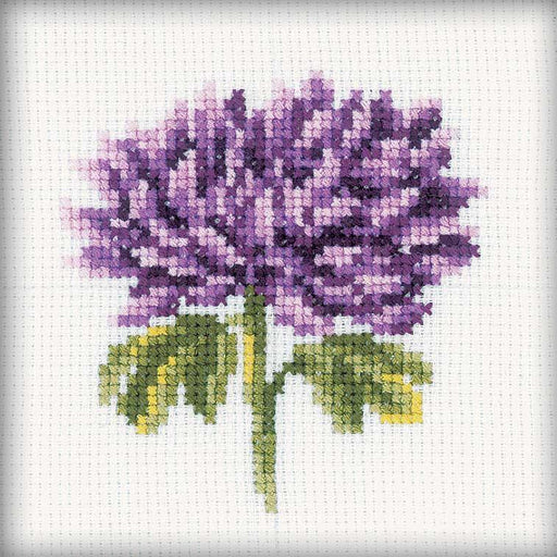 Chrysanthemums H166 Counted Cross Stitch Kit - Wizardi