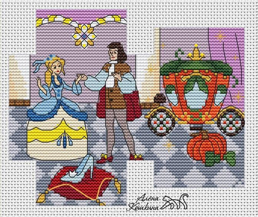 Cinderella - PDF Cross Stitch Pattern - Wizardi