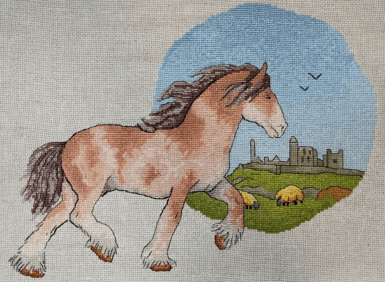 Clydesdale - PDF Cross Stitch Pattern - Wizardi