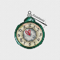 Christmas Tree Toy. The Watch - PDF Cross Stitch Pattern