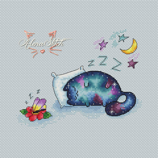 Cosmic dreams - PDF Cross Stitch Pattern - Wizardi