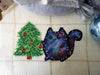 Cosmo cat with Christmas tree - PDF Cross Stitch Pattern - Wizardi