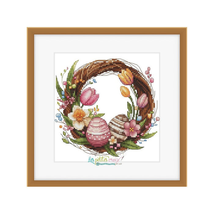 Easter Wreath - PDF Cross Stitch Pattern