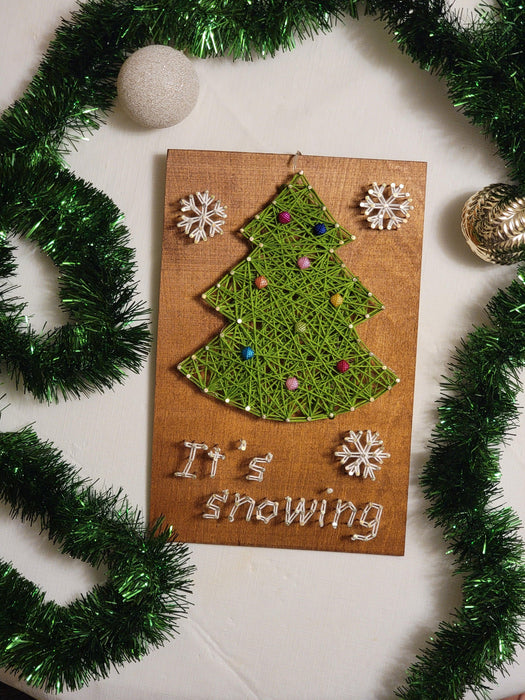 Creative Kit/String Art Christmas tree ABC-014 - Wizardi