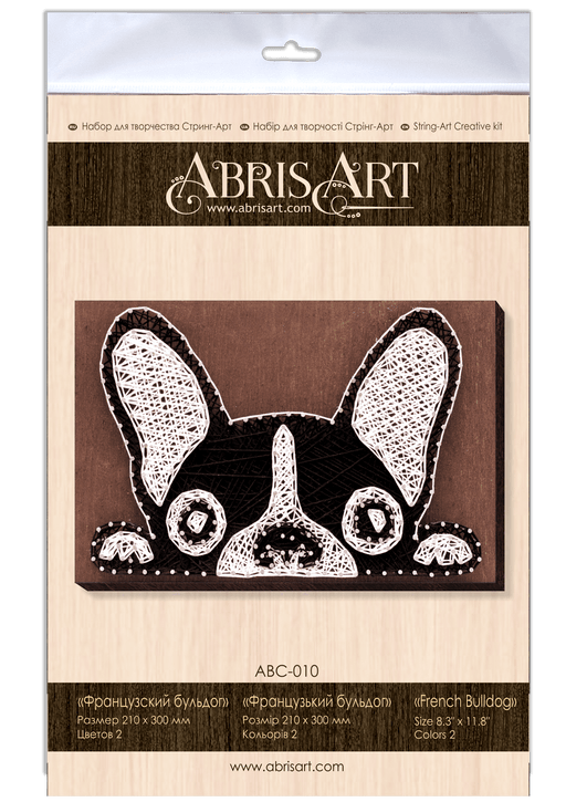 Creative Kit/String Art French Bulldog ABC-010 - Wizardi