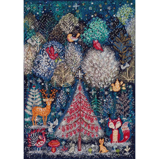 Cross stitch kit In the winter forest one day AH-153 - Wizardi