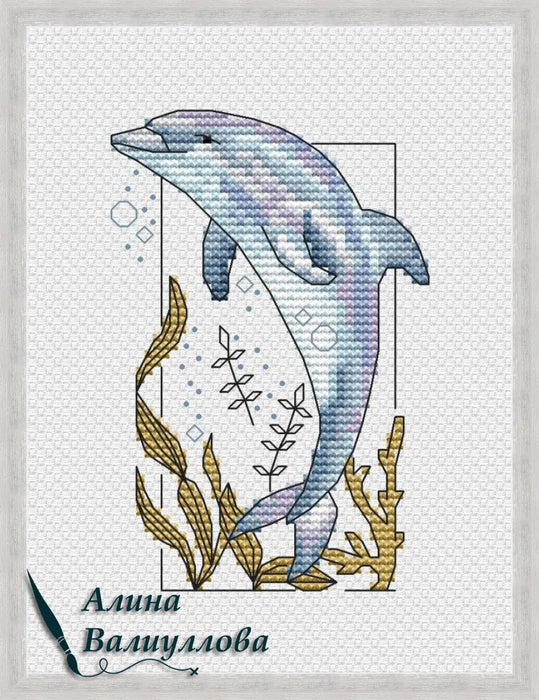 Dolphin Day - Free PDF Cross Stitch Pattern