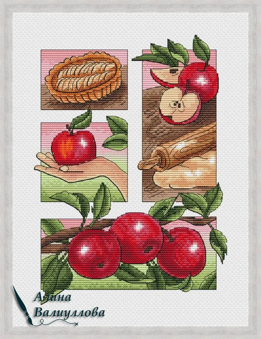 Apple mood - PDF Cross Stitch Pattern