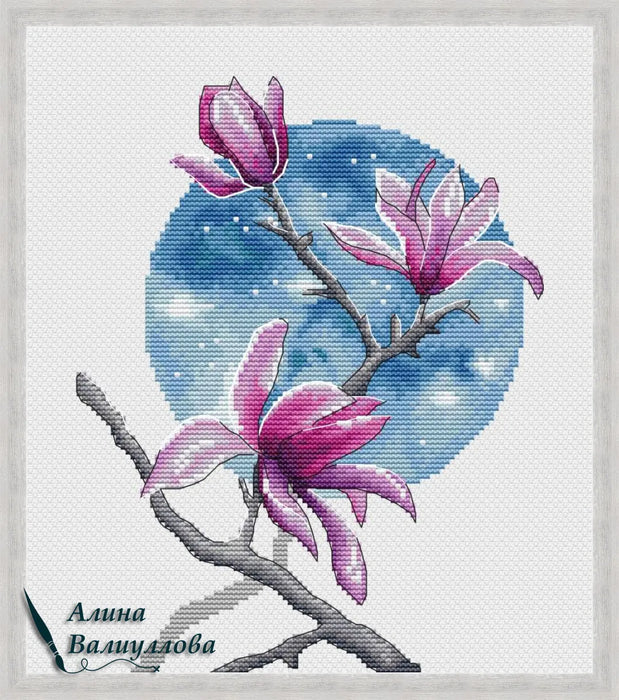 Star Magnolia - PDF Cross Stitch Pattern