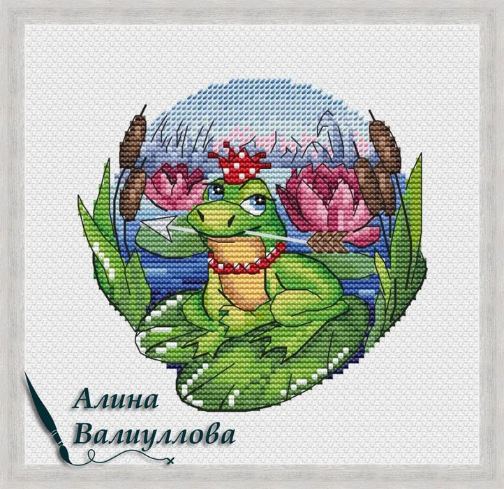 Fairy tale of Princess Frog - PDF Cross Stitch Pattern