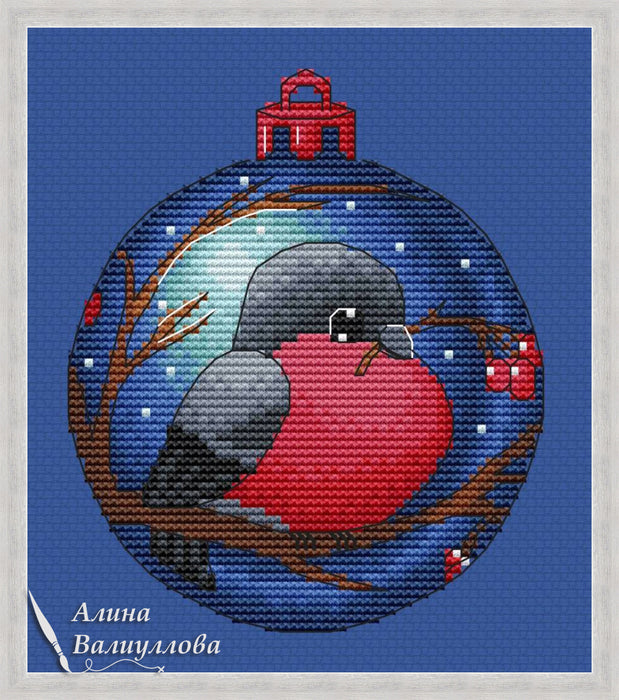 Bullfinch - PDF Cross Stitch Pattern