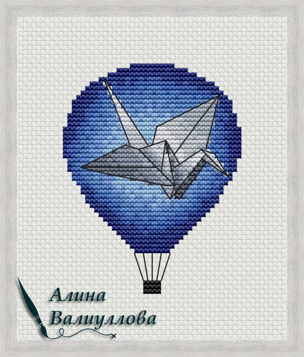 The Paper Crane - PDF Cross Stitch Pattern