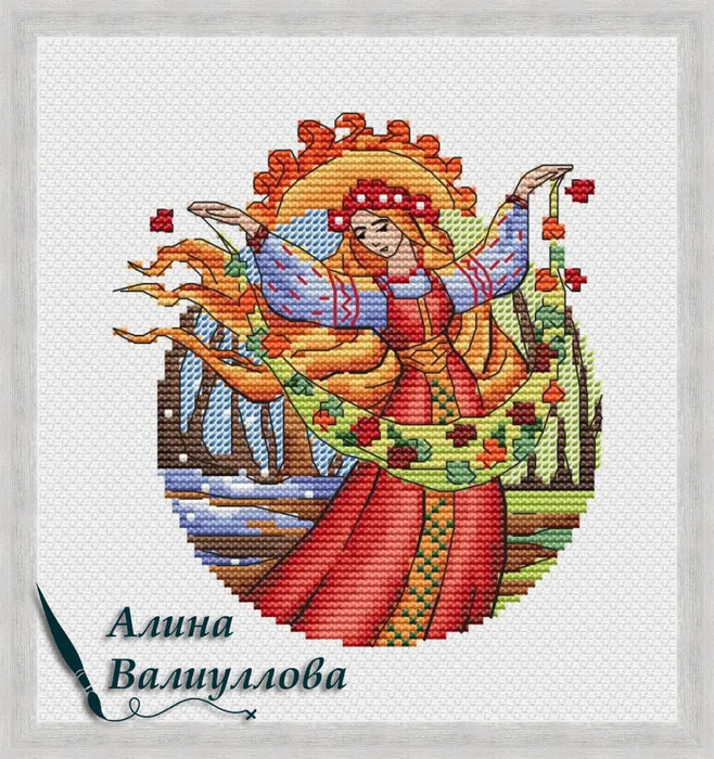 Fairy tale of How Spring conquered Winter - PDF Cross Stitch Pattern