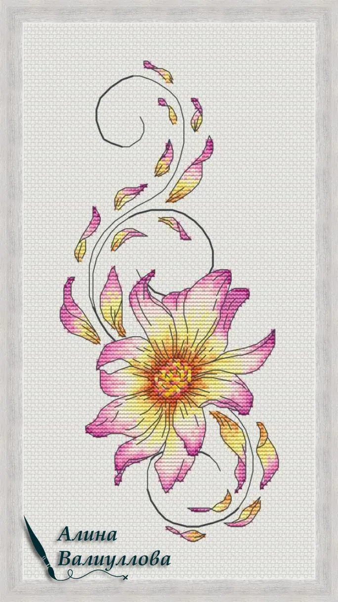 Magic flower - PDF Cross Stitch Pattern – Wizardi