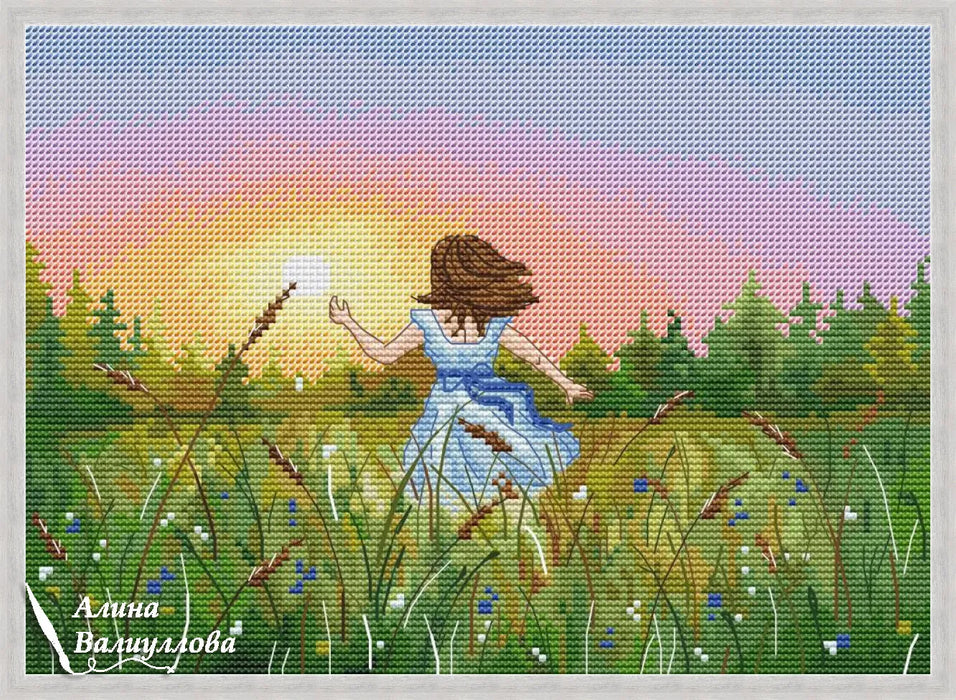 On the Sunset - PDF Cross Stitch Pattern