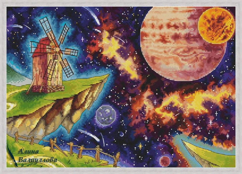 The Edge of the Universe - PDF Cross Stitch Pattern