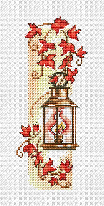 Autumn Lanterns. Grapes - PDF Cross Stitch Pattern