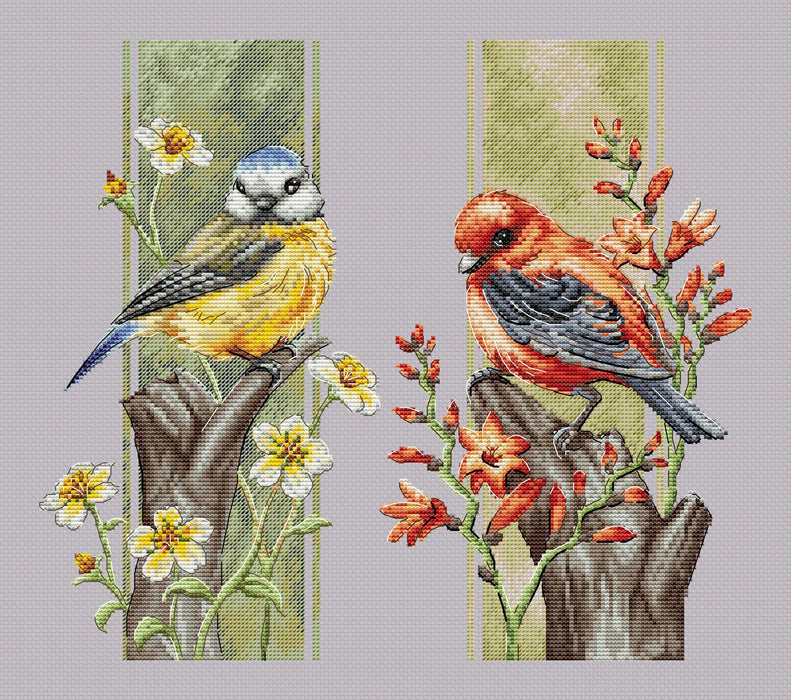 Featherful Summer - PDF Cross Stitch Pattern