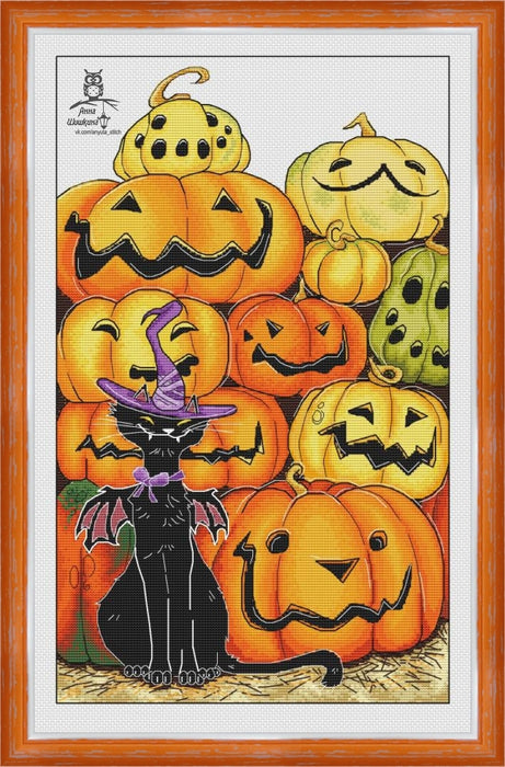 Pumpkin seller - PDF Cross Stitch Pattern