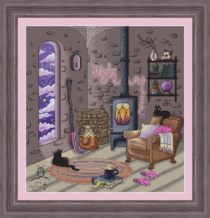 Room with magic - PDF Cross Stitch Pattern