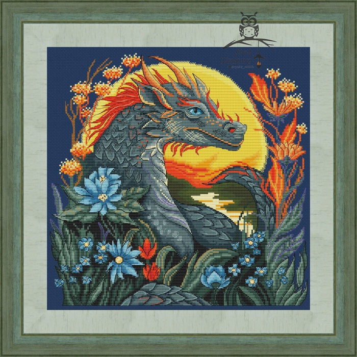 He is a Dragon - PDF Cross Stitch Pattern