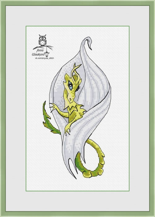 Dragonflower Calla - PDF Cross Stitch Pattern