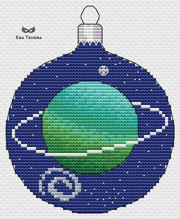 Planet - PDF Cross Stitch Pattern