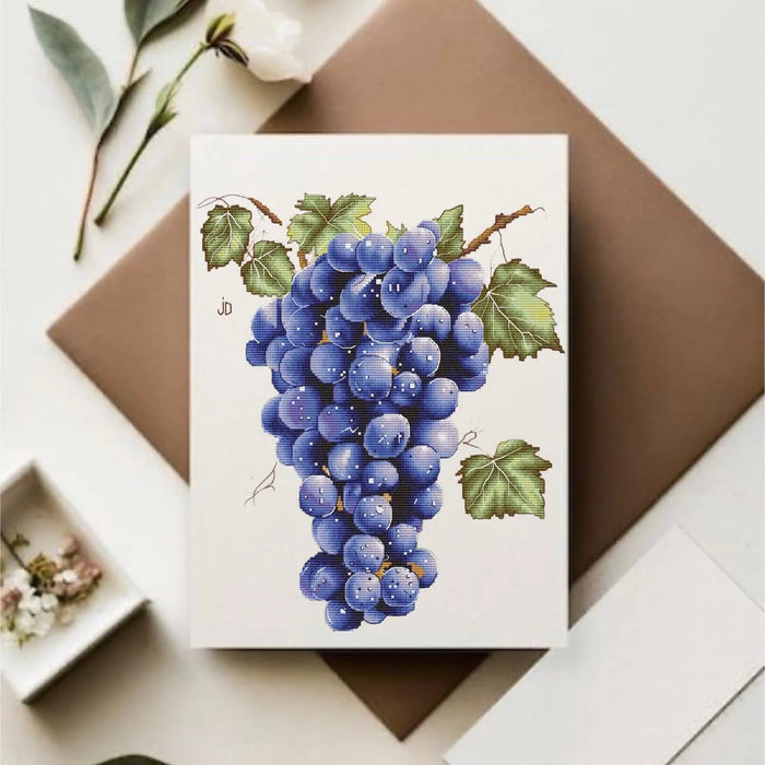 Bunch of grapes - PDF Cross Stitch Pattern