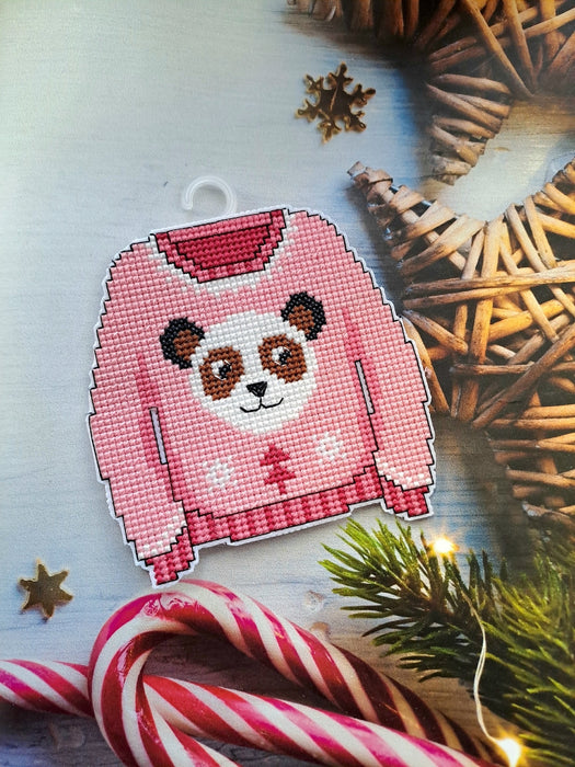 Panda sweater - PDF Cross Stitch Pattern