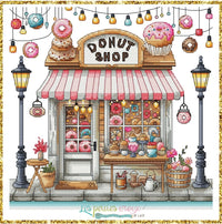 Donut Shop - PDF Cross Stitch Pattern