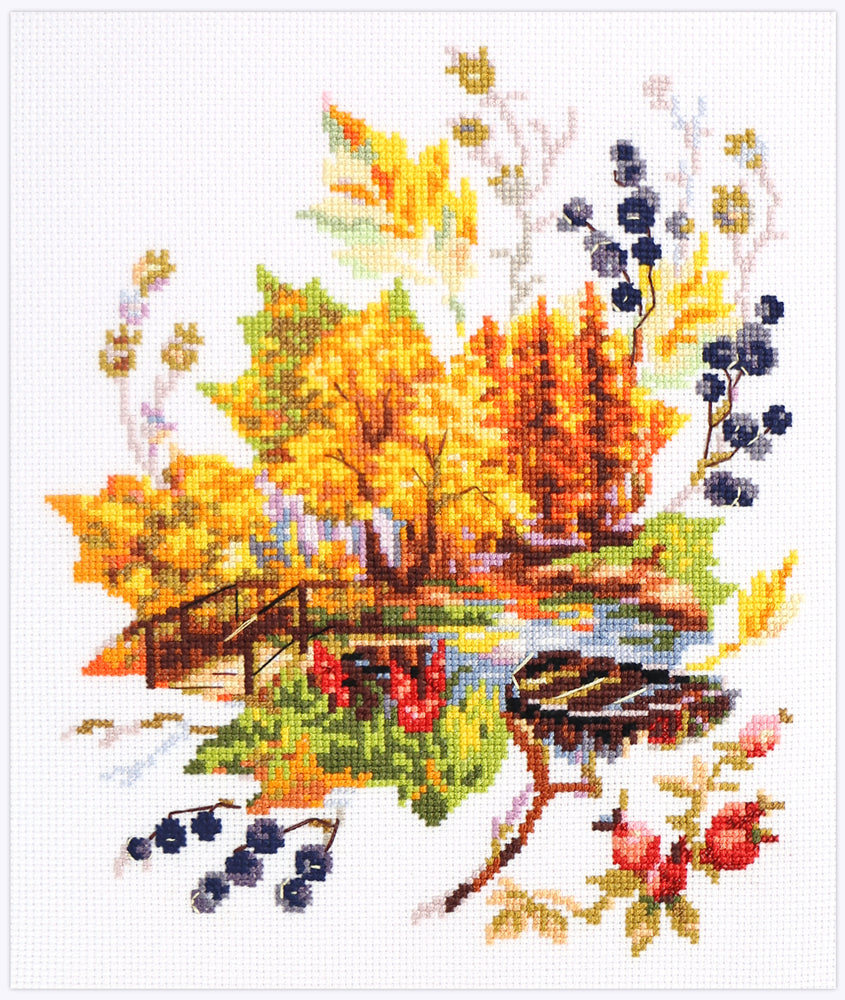 Autumn Elegy 210-320 Counted Cross Stitch Kit by Magic Needle