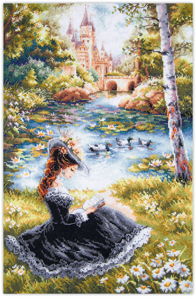 Romantic Novel 70-53 Counted Cross Stitch Kit by Magic Needle