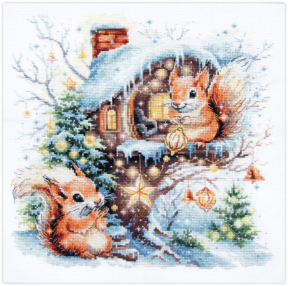 Happy New Year! 70-52 Counted Cross Stitch Kit by Magic Needle