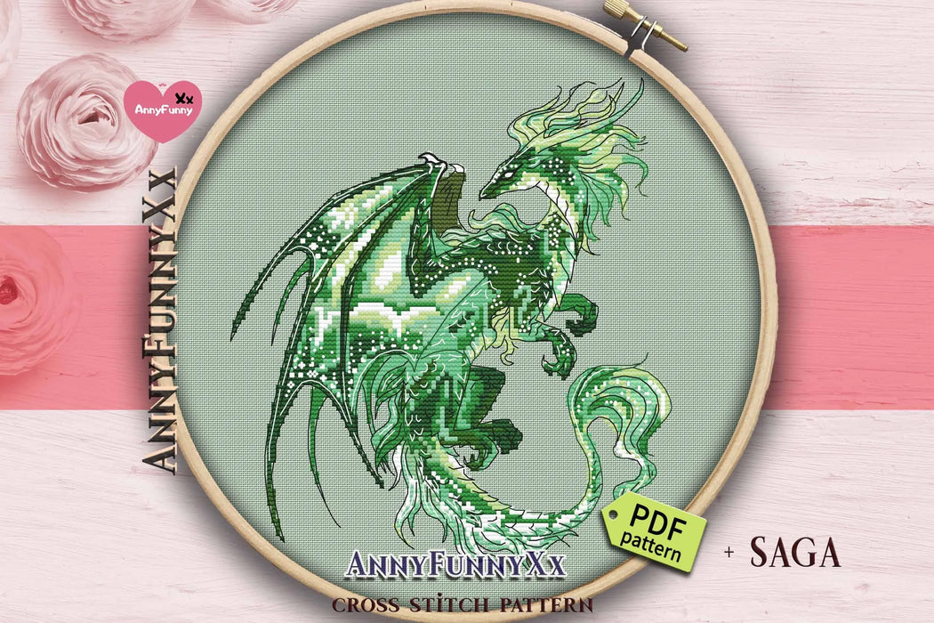 Graceful Pride - PDF Cross Stitch Pattern