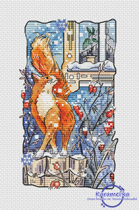 Fluffy Winter - PDF Cross Stitch Pattern