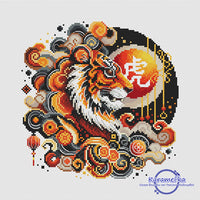The Symbol of the Year. Tiger - PDF Cross Stitch Pattern