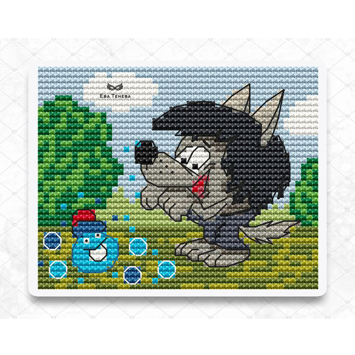 Kapitoshka - PDF Cross Stitch Pattern