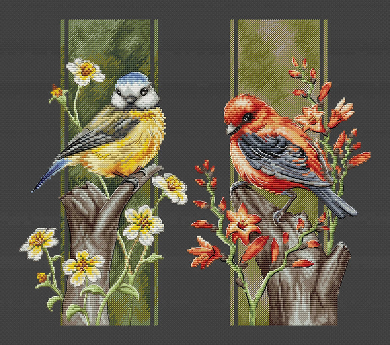 Featherful Summer - PDF Cross Stitch Pattern