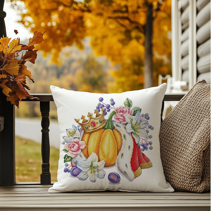 Royal Pumpkin - PDF Cross Stitch Pattern